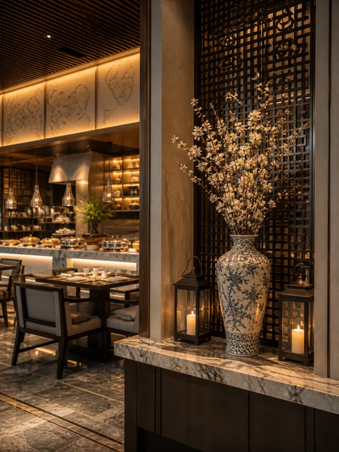 Sala del ristorante Maison Buffet